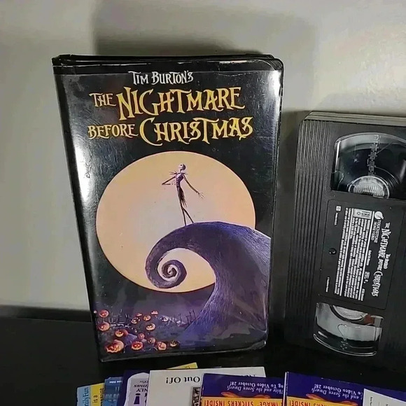 The Nightmare Before Christmas 1994 VHS Touchstone  Disney - Picture 2 of 4